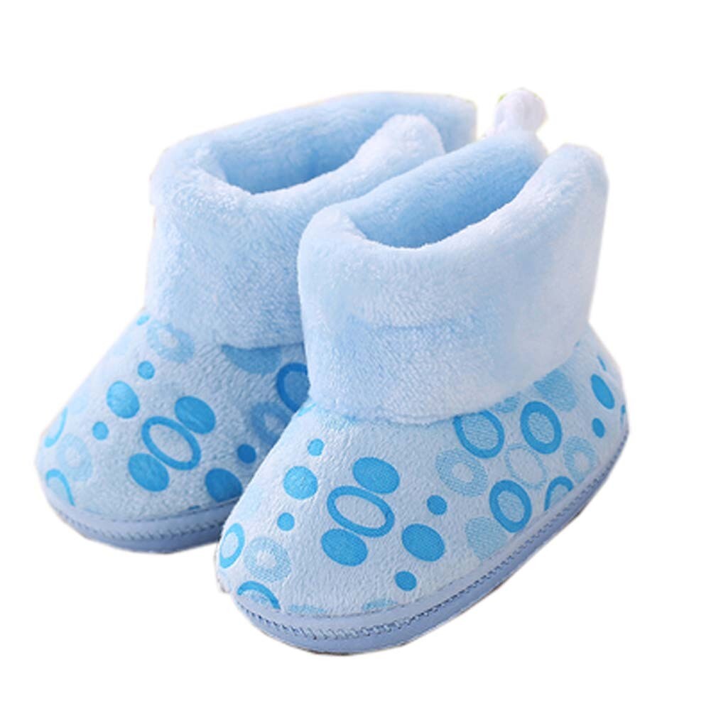 Soft Warm Unisex Baby Booties Newborn Shoes Infant Walking Shoes Great Gift For Baby, K