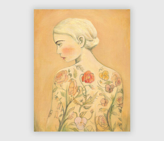 Flora Tattoo Girl