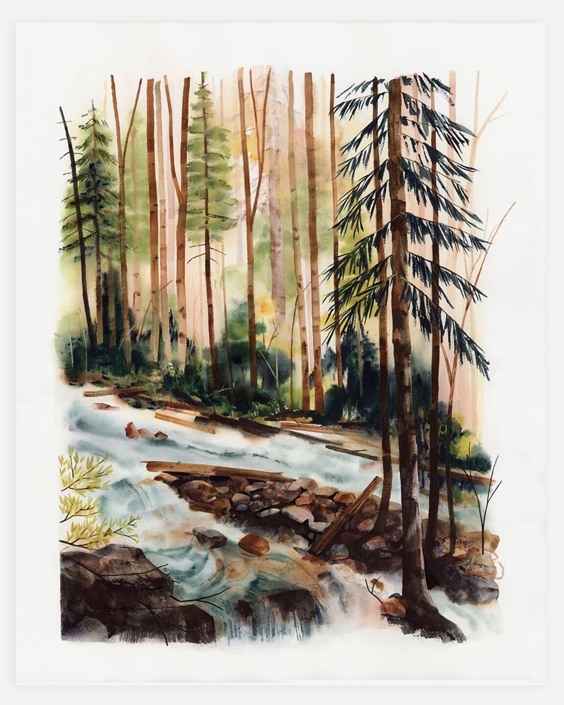 Mountain Waterfall