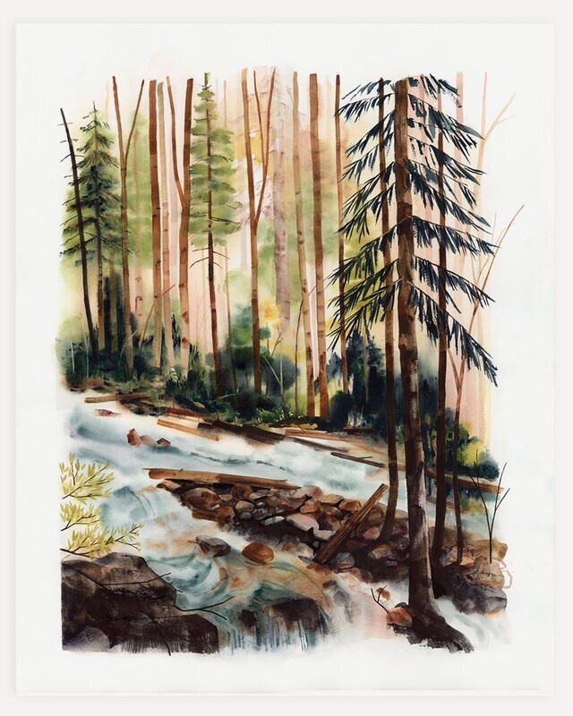 Mountain Waterfall