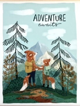 Adventure Awaits, Print: 8&quot; x 10&quot;