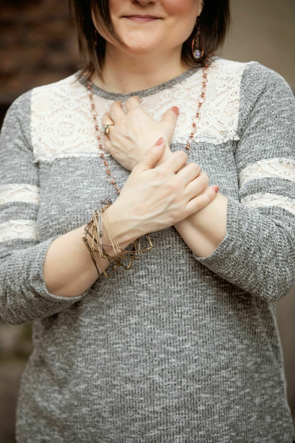 Square Bangle Bracelet