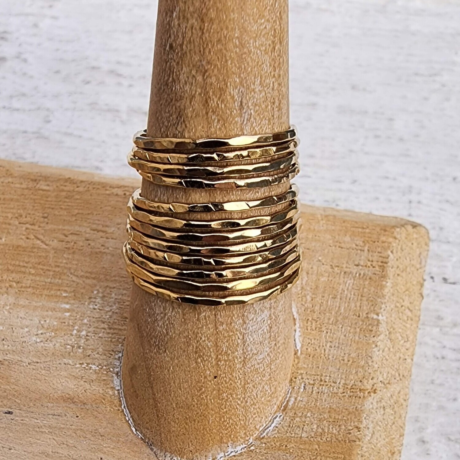 Simple Stackable 14K Gold filled Midi Rings