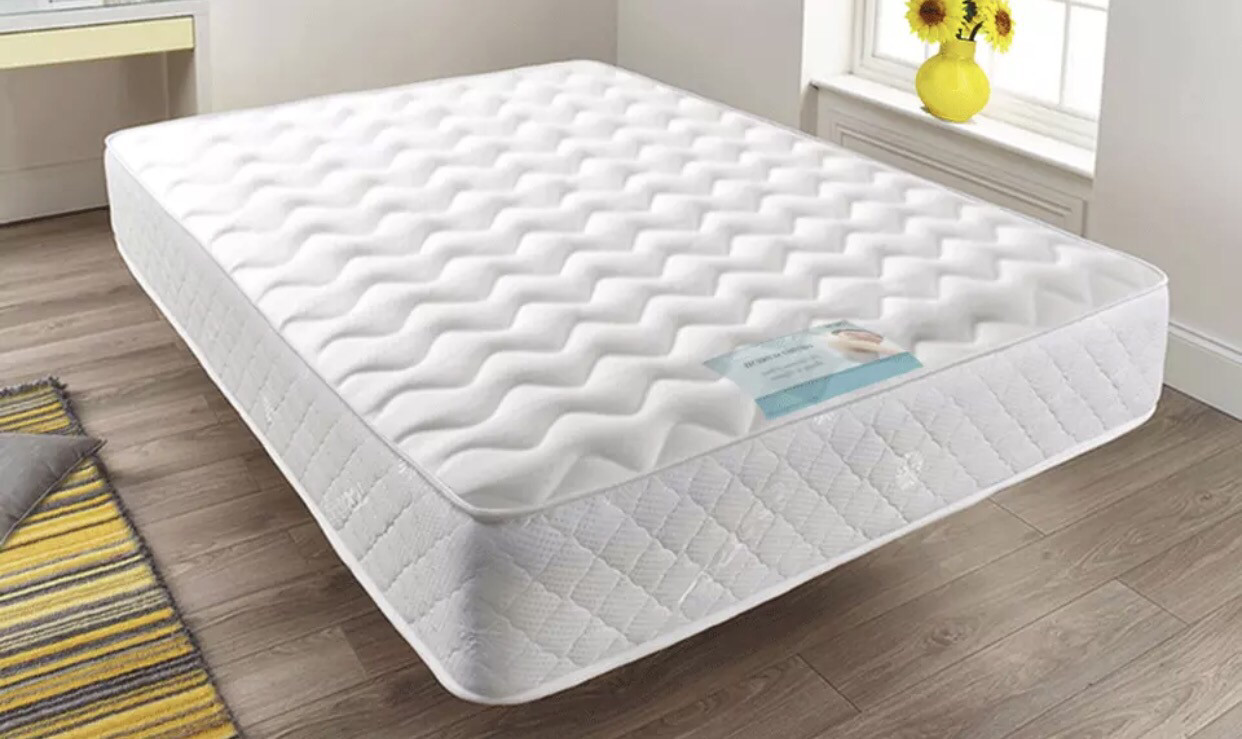 MEMORY FOAM QUILTED SPRUNG MATTRESS