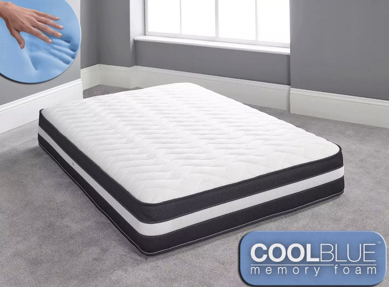 COOL BLUE MEMORY FOAM MATTRESS SPRUNG