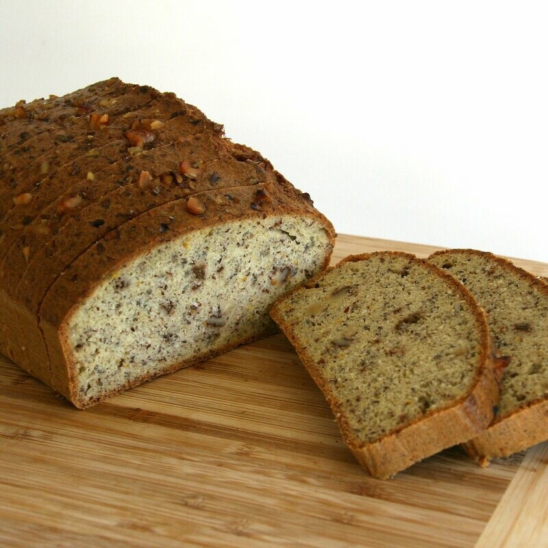 Ginger, Orange and Walnut Loaf