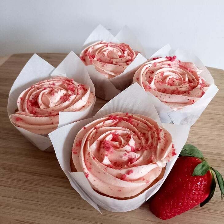 Strawberry Shortcake Cupcakes