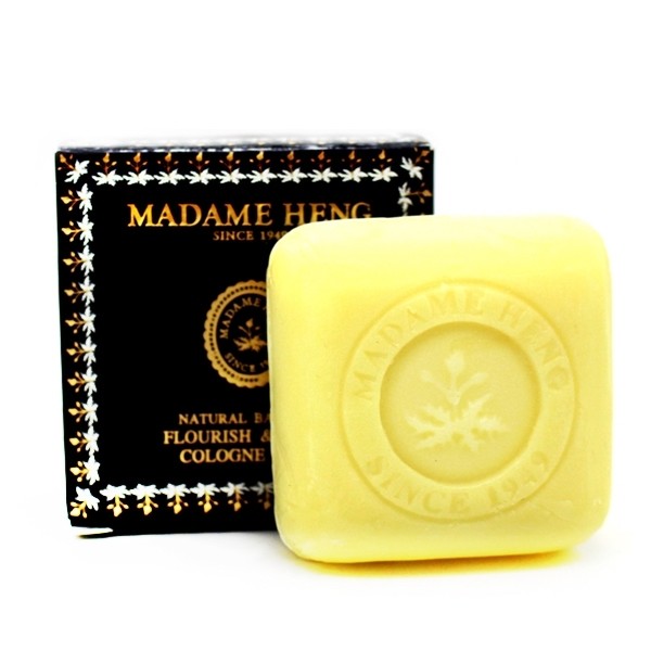 สบู่ ฟลอริช แอนด์ ชายน์ (กล่องดำ)  Madame Heng Flourish &amp; Shine Colonge Soap