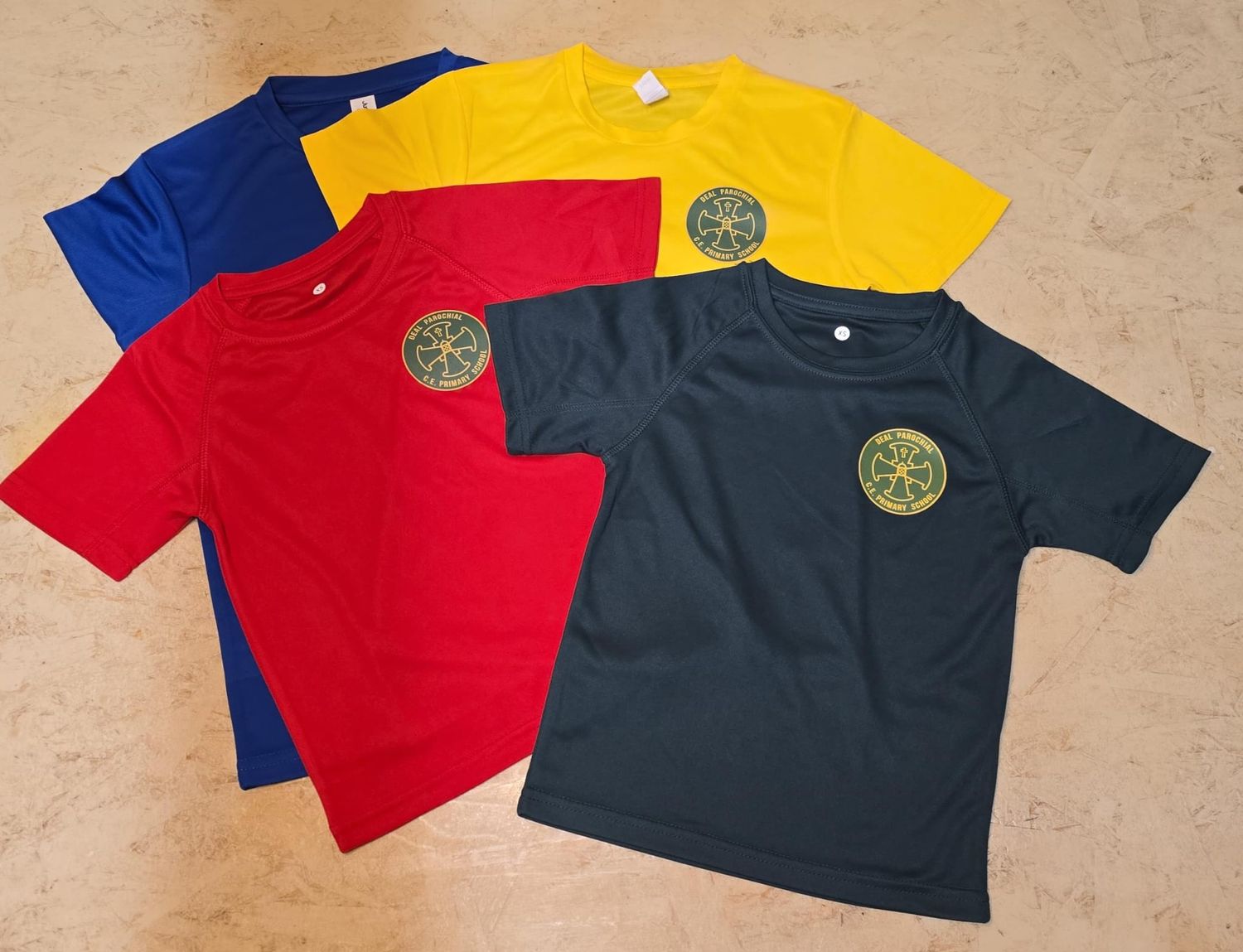 PE Performance T shirt printed logo to left breast