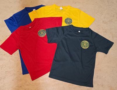 PE Performance T shirt printed logo to left breast