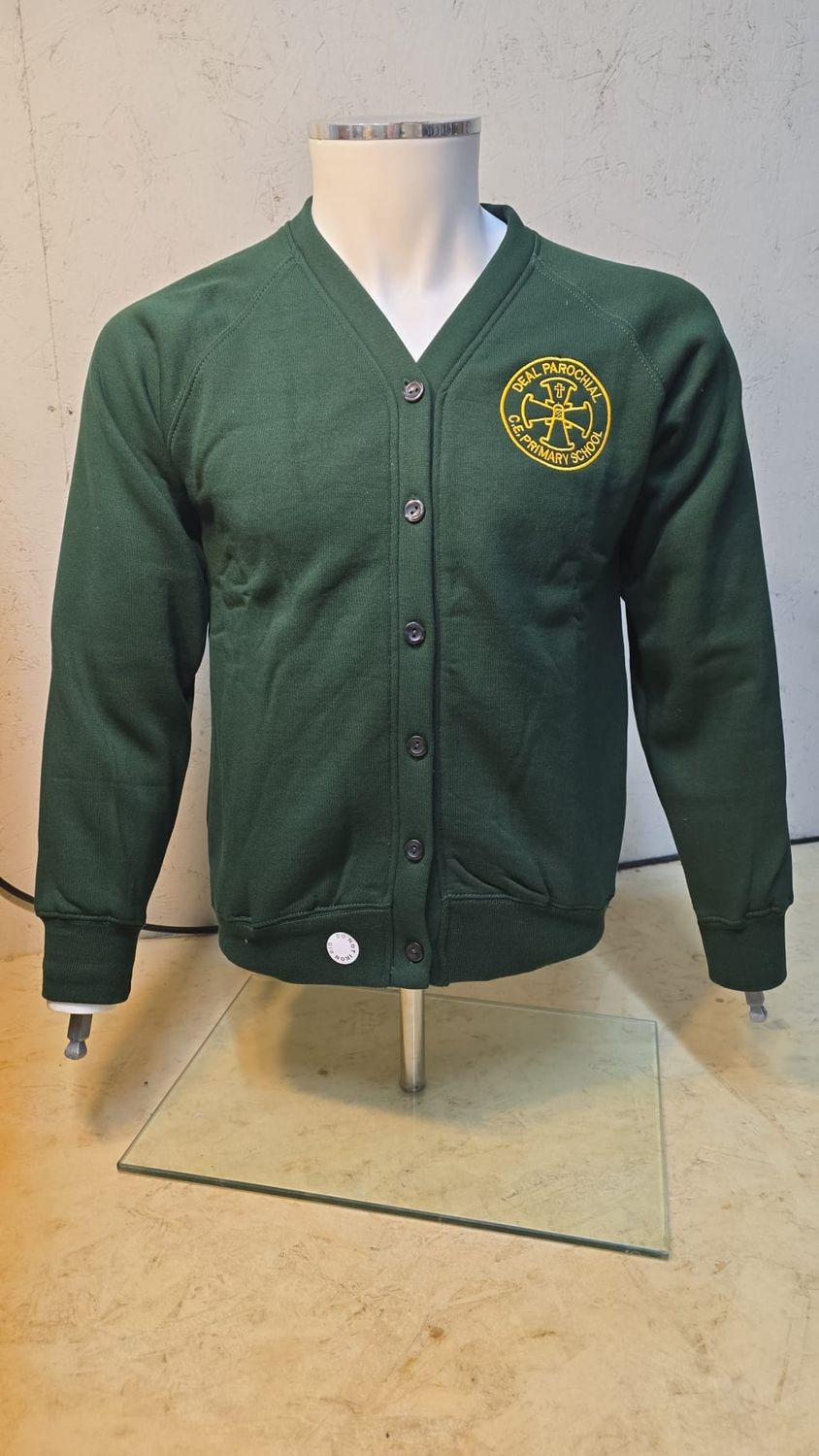Cardigan Embroidered to Left Breast 1 colour