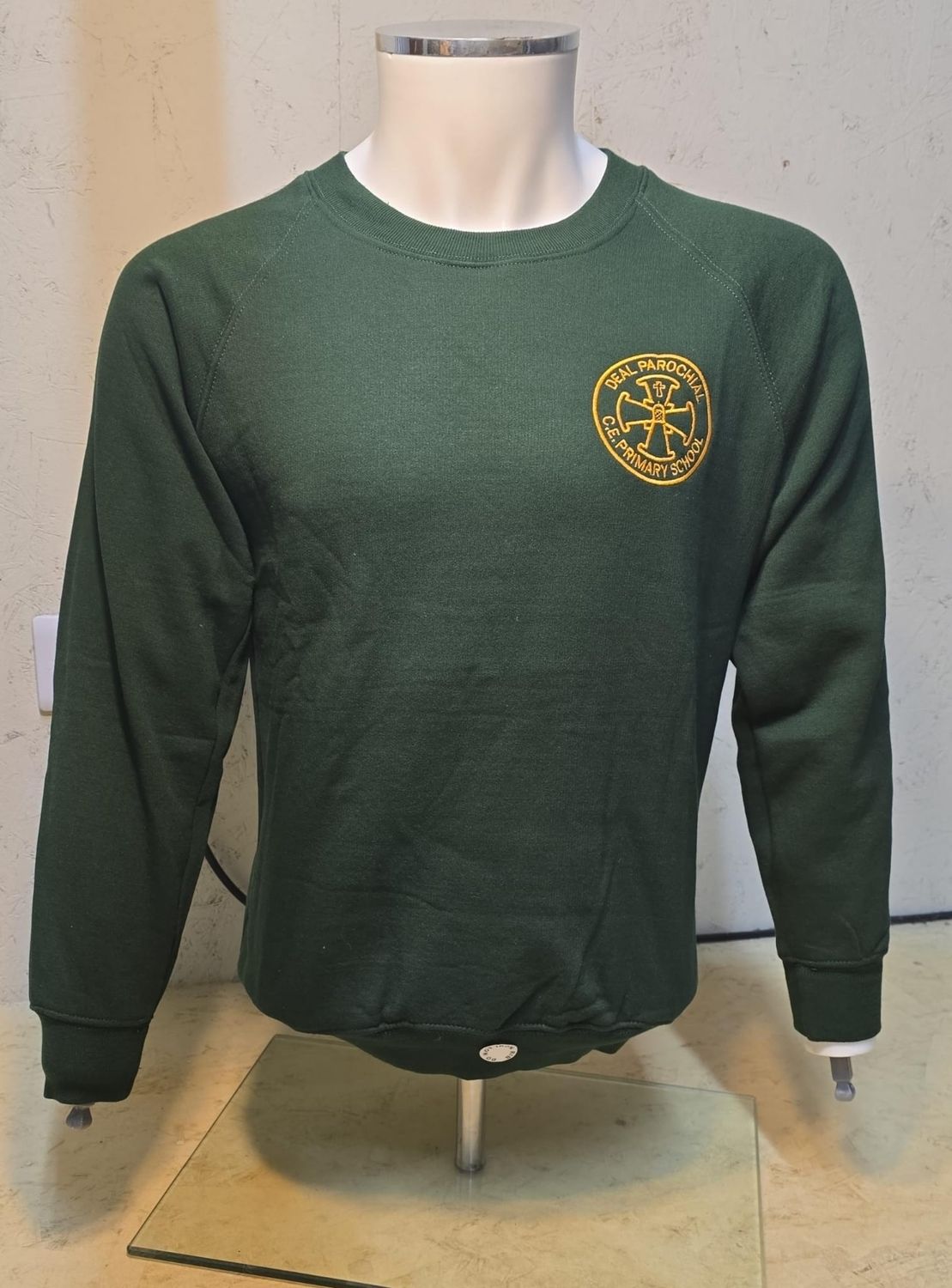 Parochial Adult size Embroidered Sweater