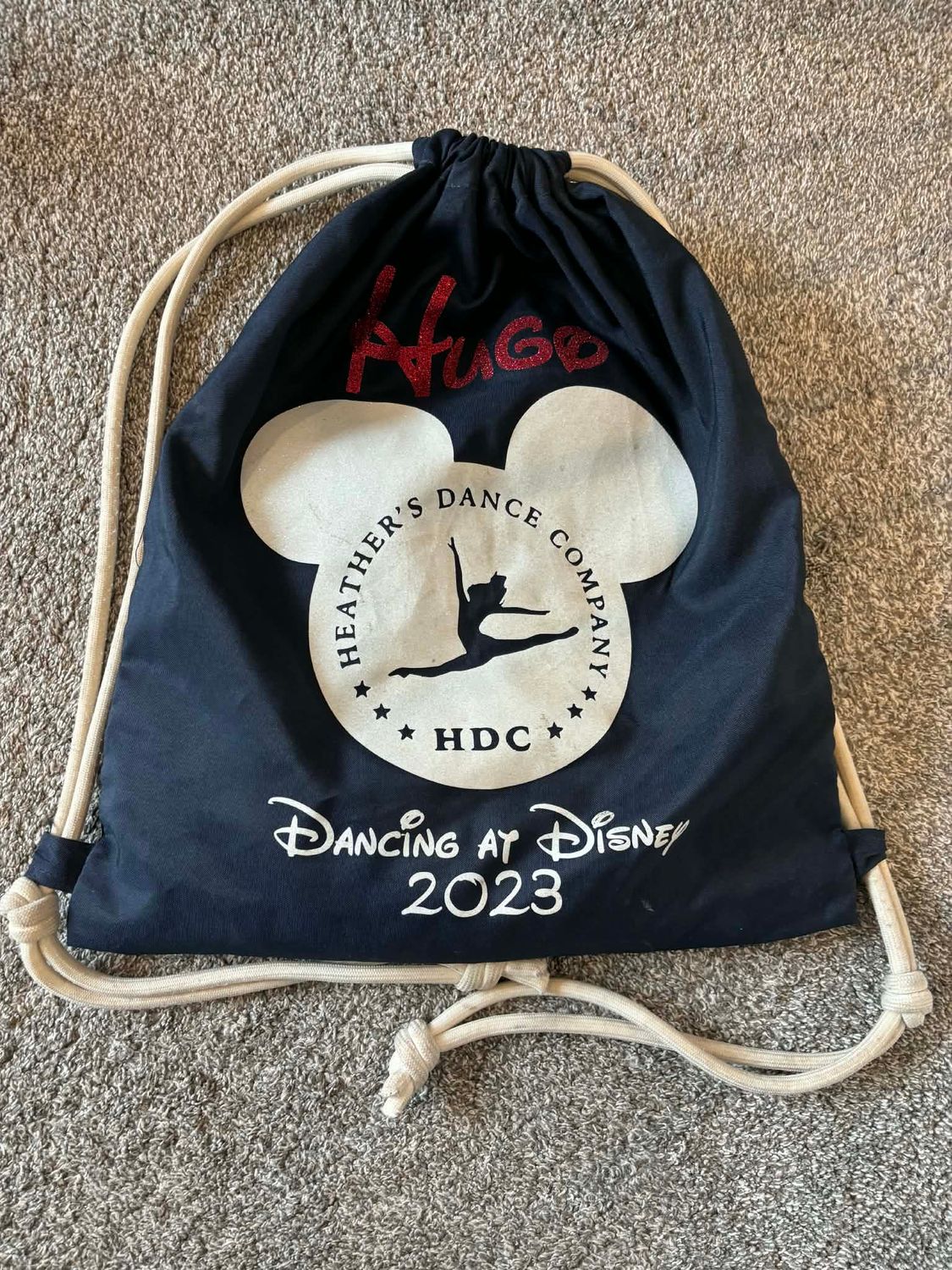 HDC Dancing at Disney 2026 drawstring bag HDC Dancing at Disney 2026 drawstring bag