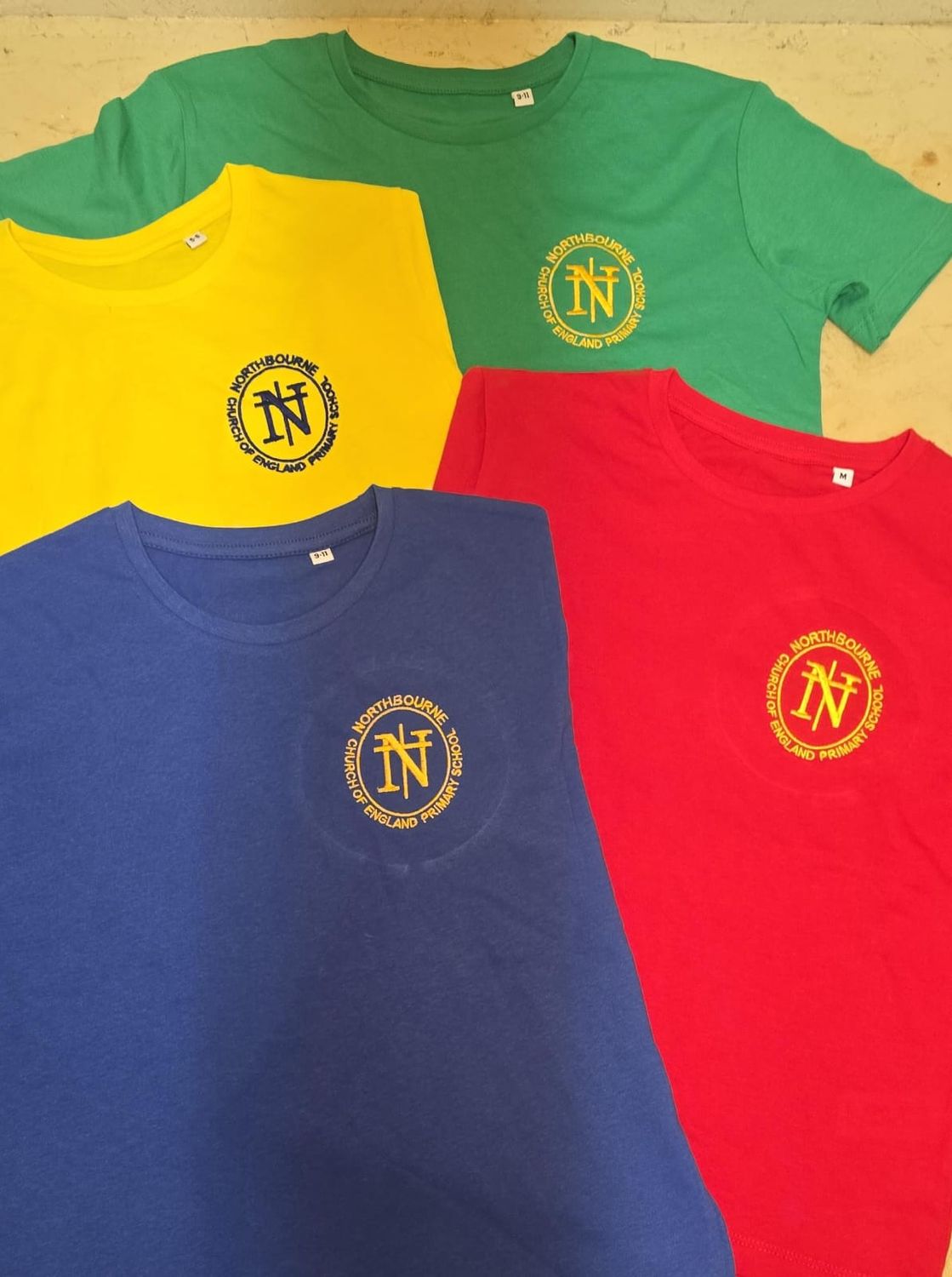 Northbourne PE Cotton T shirt embroidered logo to left breast Northbourne PE Cotton T shirt embroidered logo to left breast
