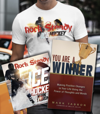 Bundle - Rock Steady Ice Hockey CD, Tee Shirts, & Book