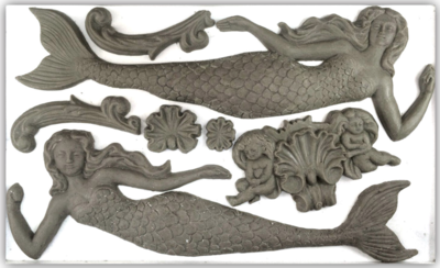 SEA SISTERS MOULD by IOD - Iron Orchid Designs