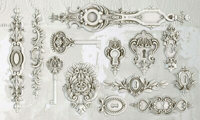 LOCK & KEY MOULD by IOD - Iron Orchid Designs