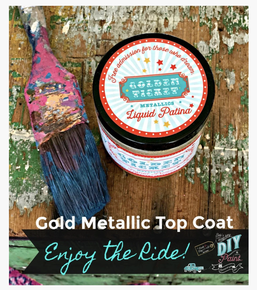 Golden Ticket Gold Liquid Patina - DIY Paint Co