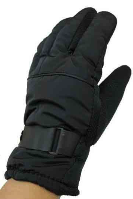 Men's Black Winter Gloves