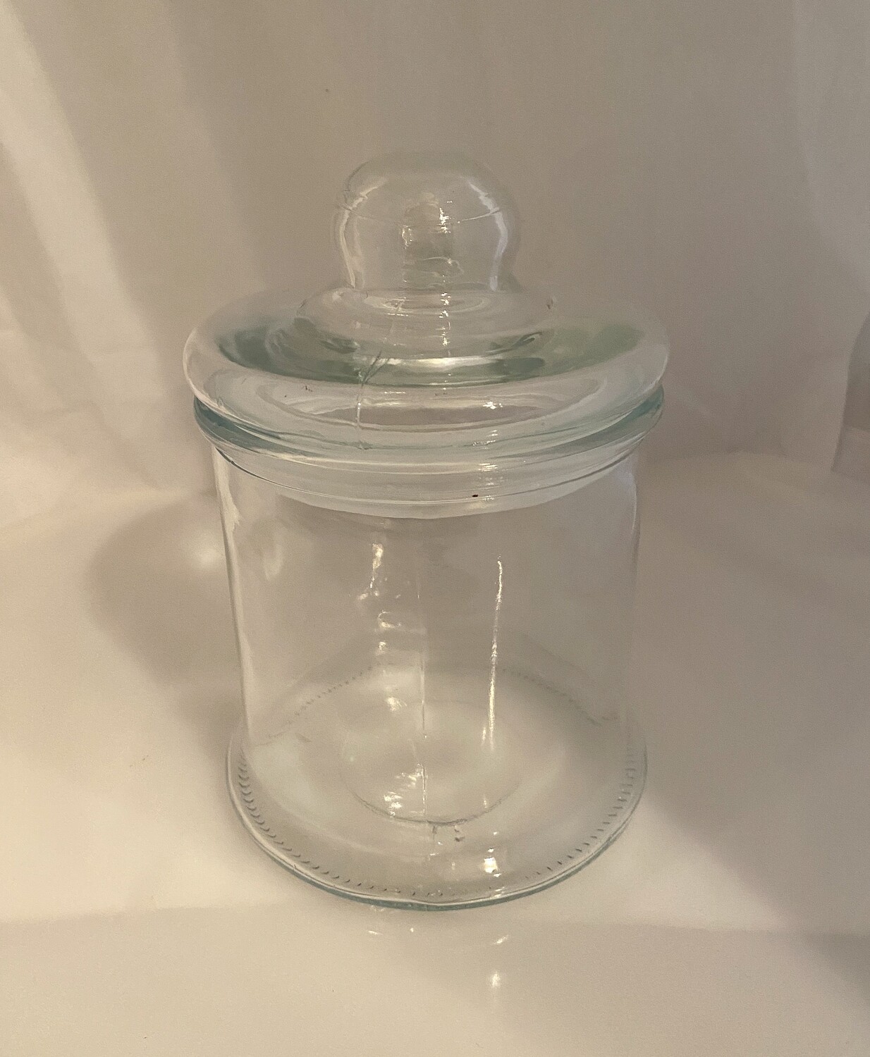 Glass Storage Jar with Lid 1 Quart