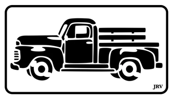 Vintage Truck Stencil - JRV Stencil Co