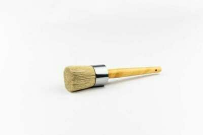 Natural Bristle Wax Brush 1.5" by MudPaint