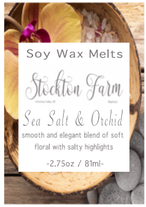 Sea Salt & Orchid Soy Wax Melts Stockton Farm Market