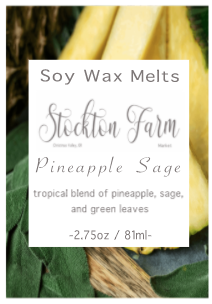 Pineapple Sage Soy Wax Melts Stockton Farm Market