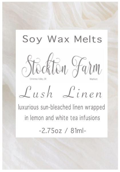 Lush Linen Soy Wax Melts Stockton Farm Market