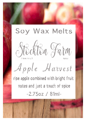 Apple Harvest Soy Wax Melts Stockton Farm Market
