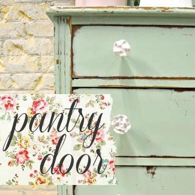 Pantry Door Milk Paint by Sweet Pickins