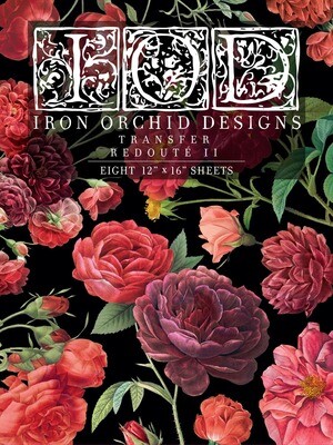 REDOUTE II TRANSFER by IOD - Iron Orchid Designs