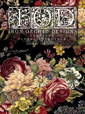 IOD FLORAL ANTHOLOGY DECOR TRANSFER - Iron Orchid Designs