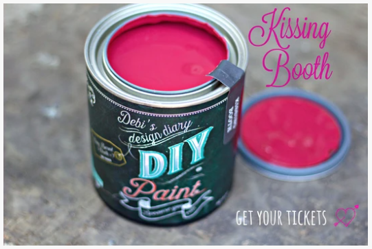 DIY Paint Kissing Booth