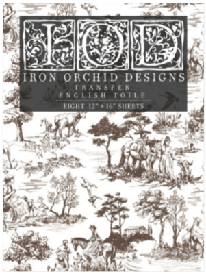 IOD ENGLISH TOILE DECOR TRANSFER Iron Orchid Designs