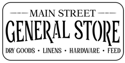 Main Street Sign Stencil - JRV Stencil Co