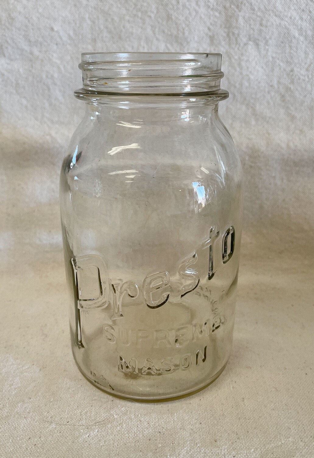 Presto Supreme Mason Quart Jar Vintage