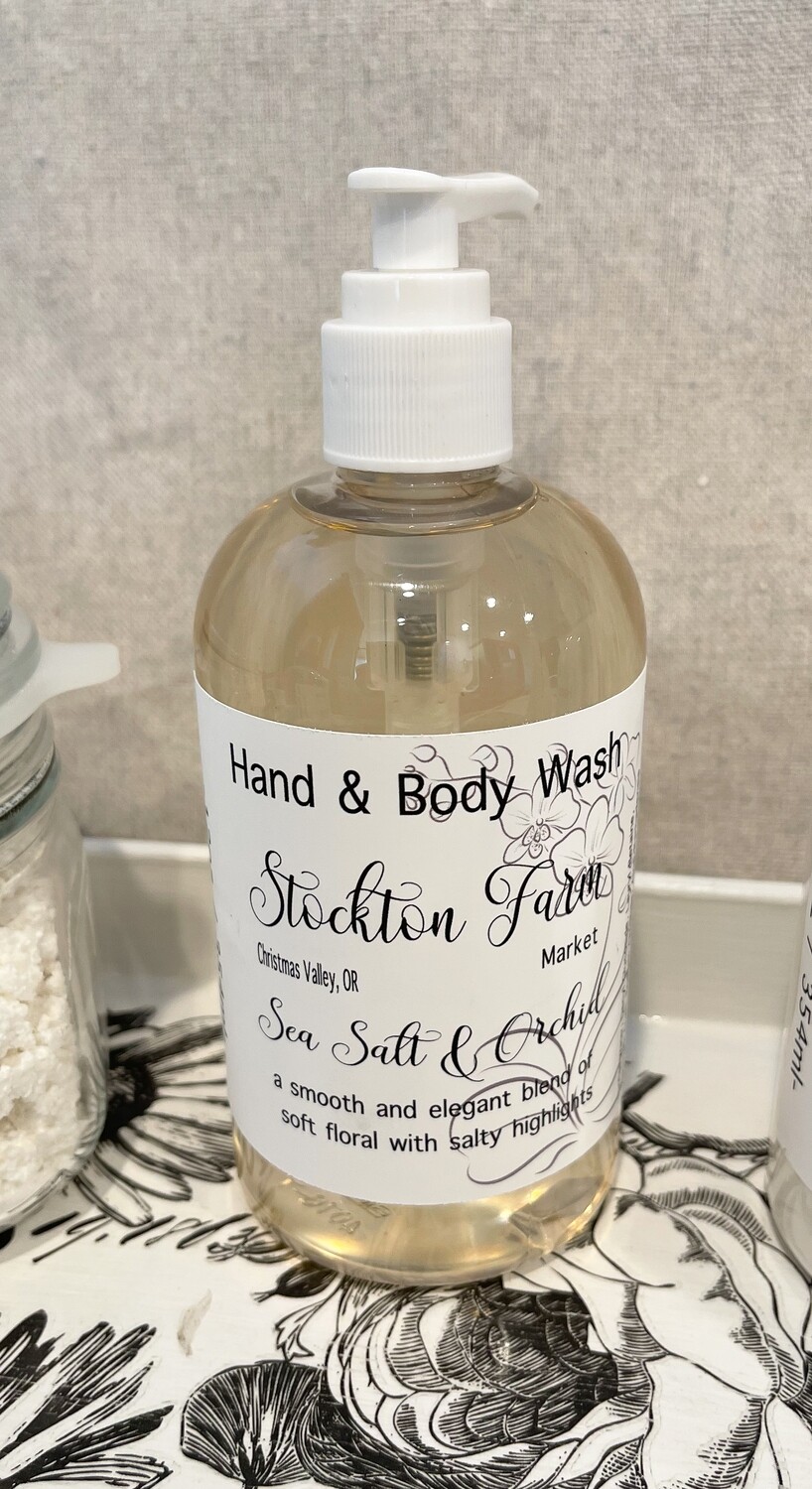 Sea Salt & Orchid Body Wash 12oz