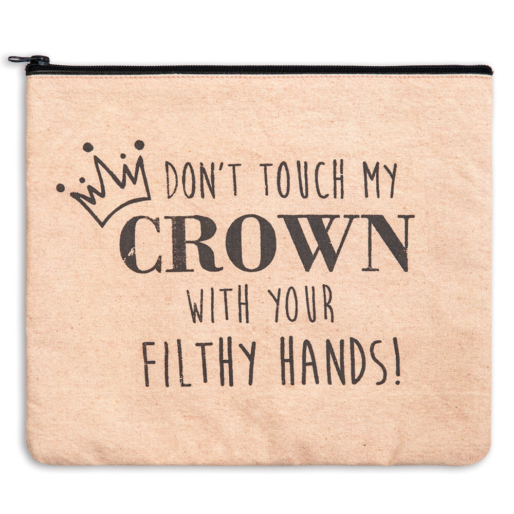 Don't Touch My Crown Makeup Bag by CTW Home Collection