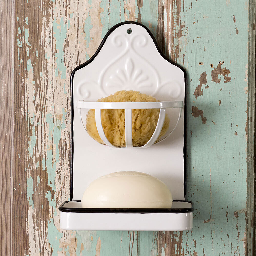 Metal Wall Soap and Sponge Holder by CTW Home Collection