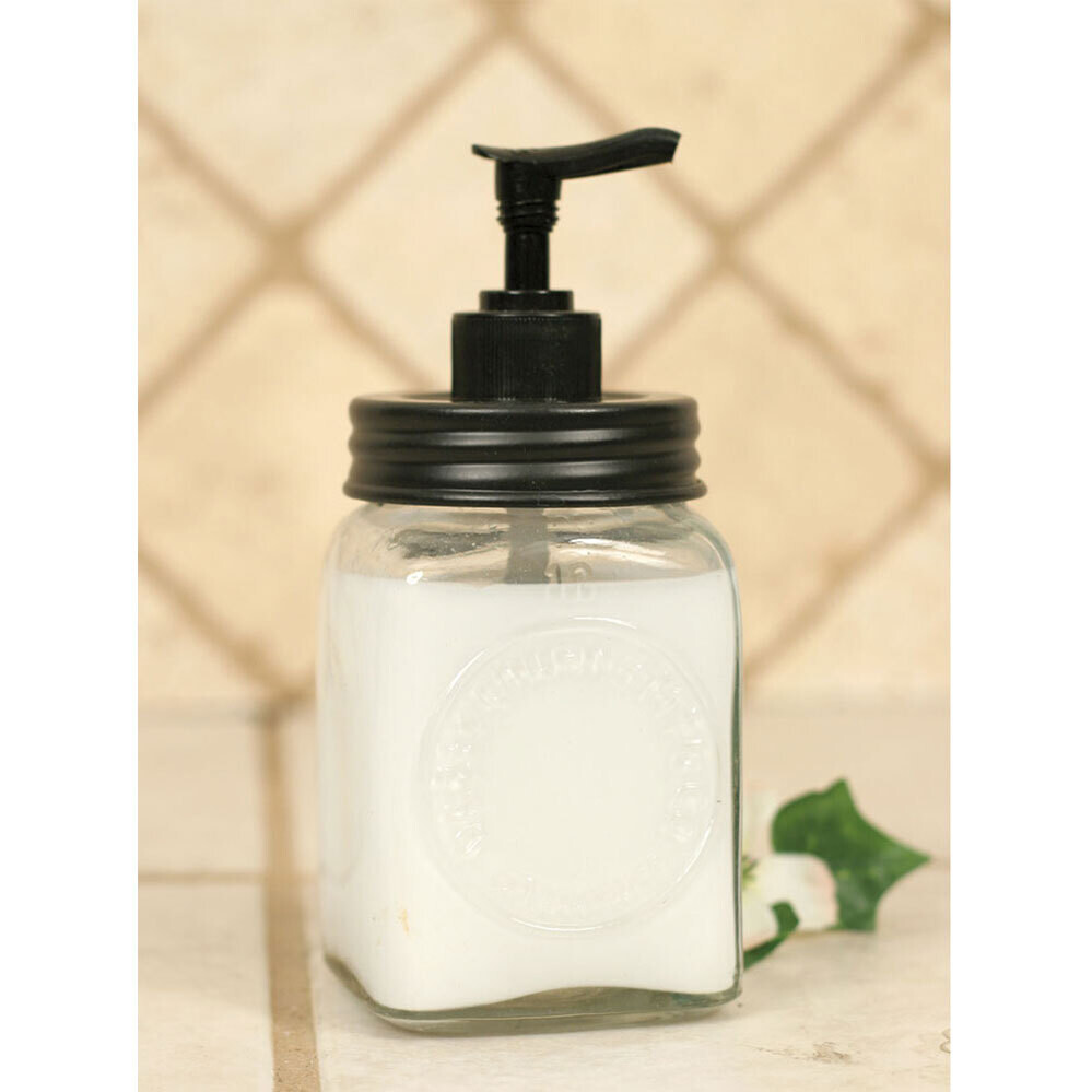 Mini Dazey Butter Churn Jar Soap or Lotion Dispenser