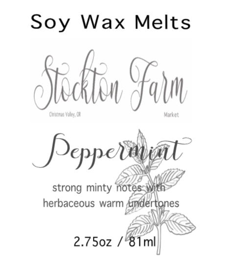 Peppermint Soy Wax Melts Stockton Farm Market