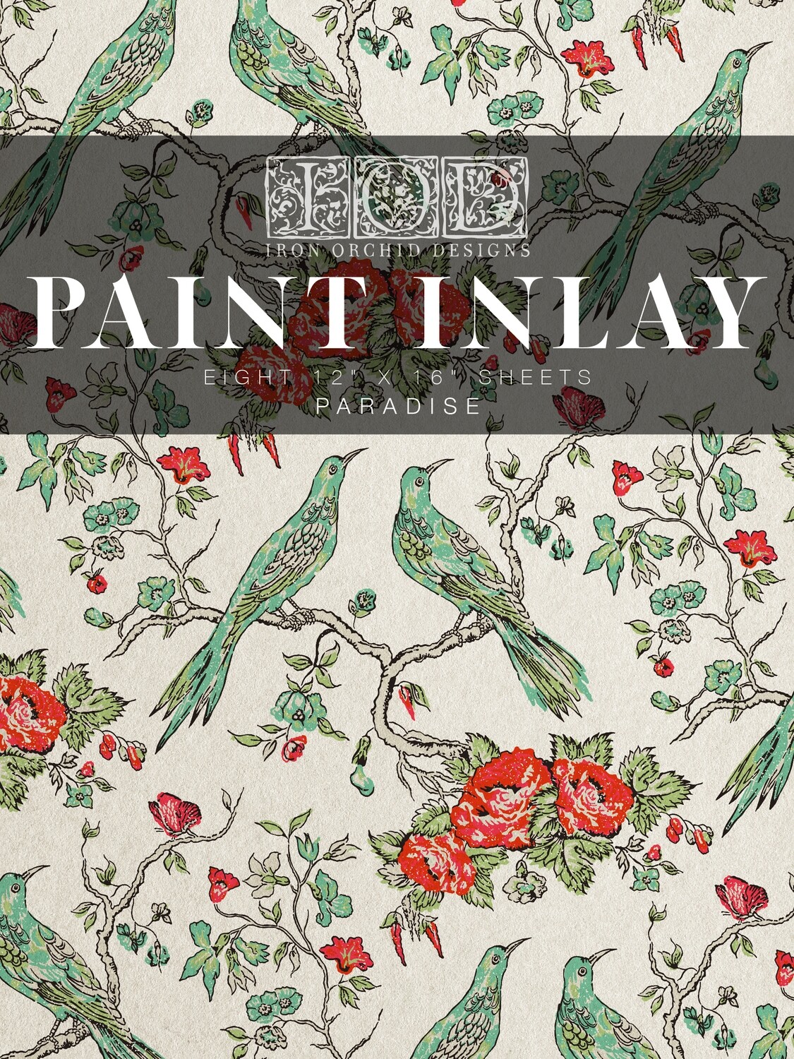 IOD PARADISE PAINT INLAY - Iron Orchid Designs
