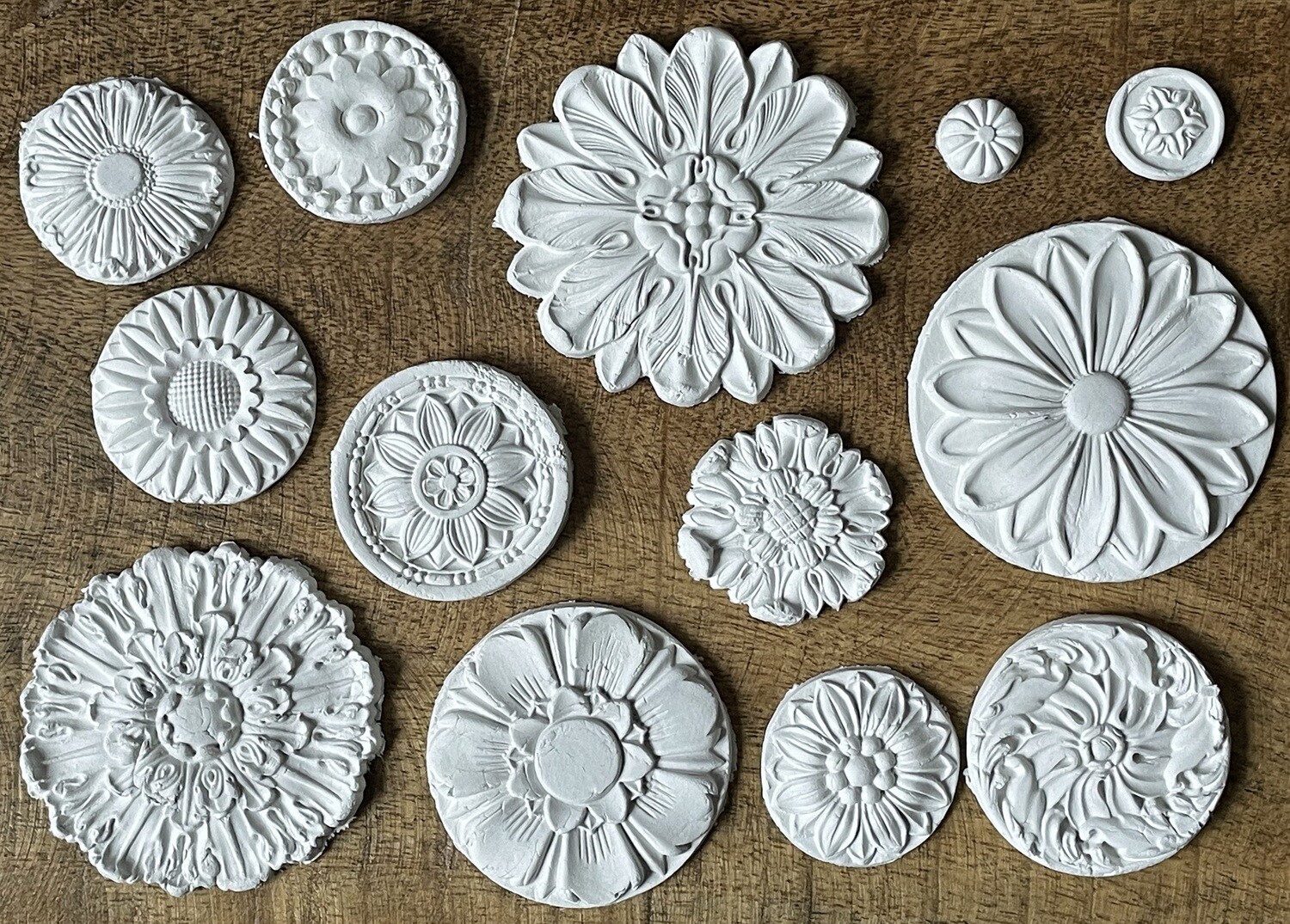 ROSETTES MOULD by IOD - Iron Orchid Designs