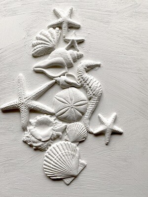 SEA SHELLS MOULD by IOD - Iron Orchid Designs
