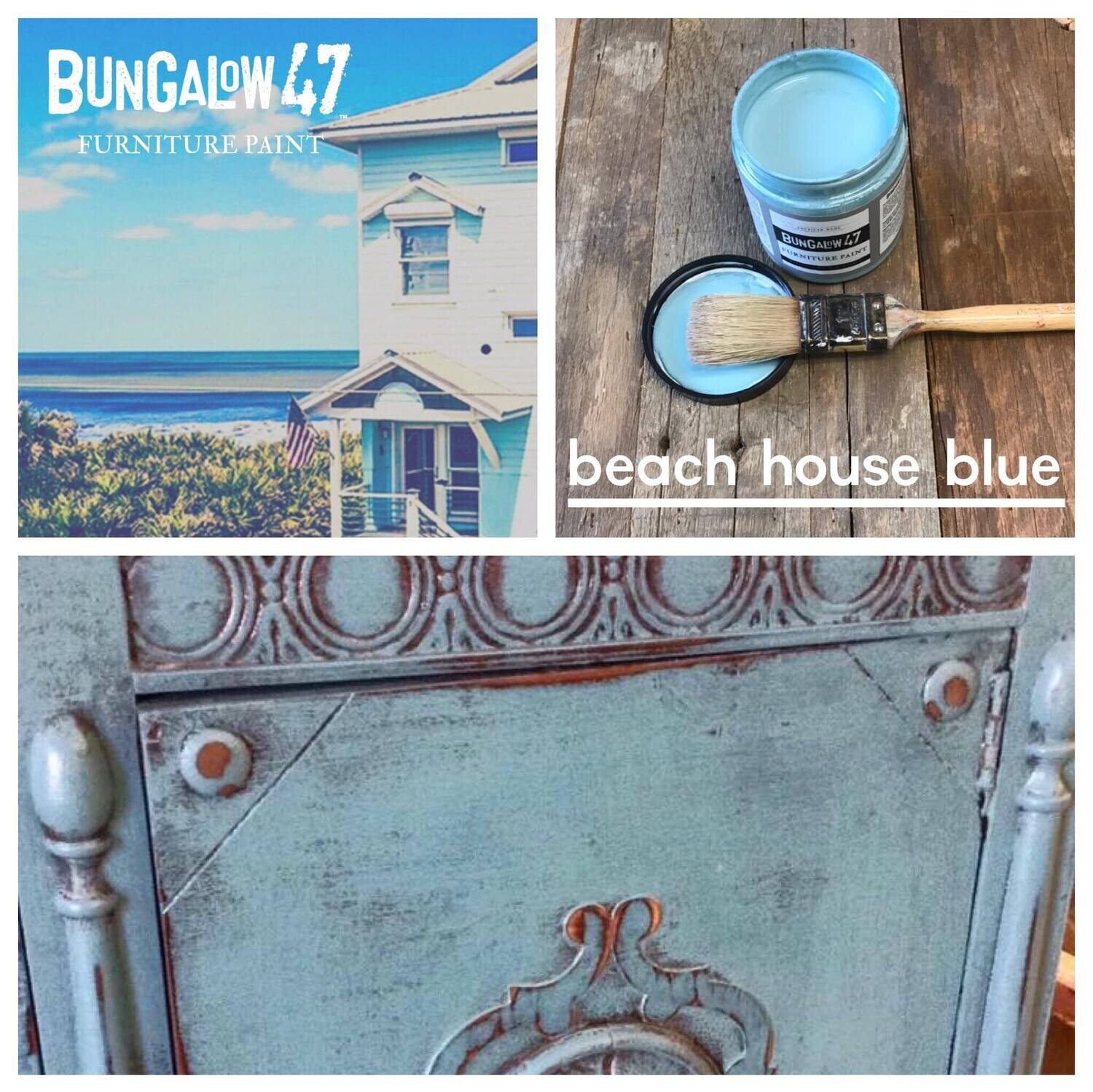 Beach House Blue Furniture Paint by Bungalow 47