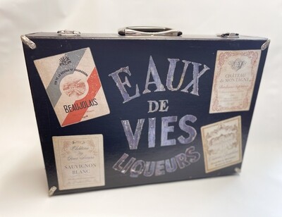 Decorative Vintage Leeds Suitcase