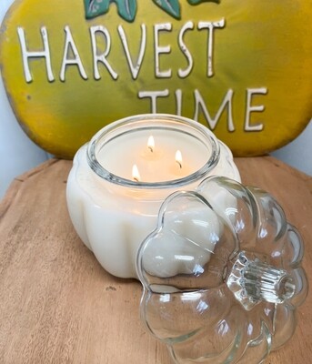 Pumpkin Spice Glass Container Candle