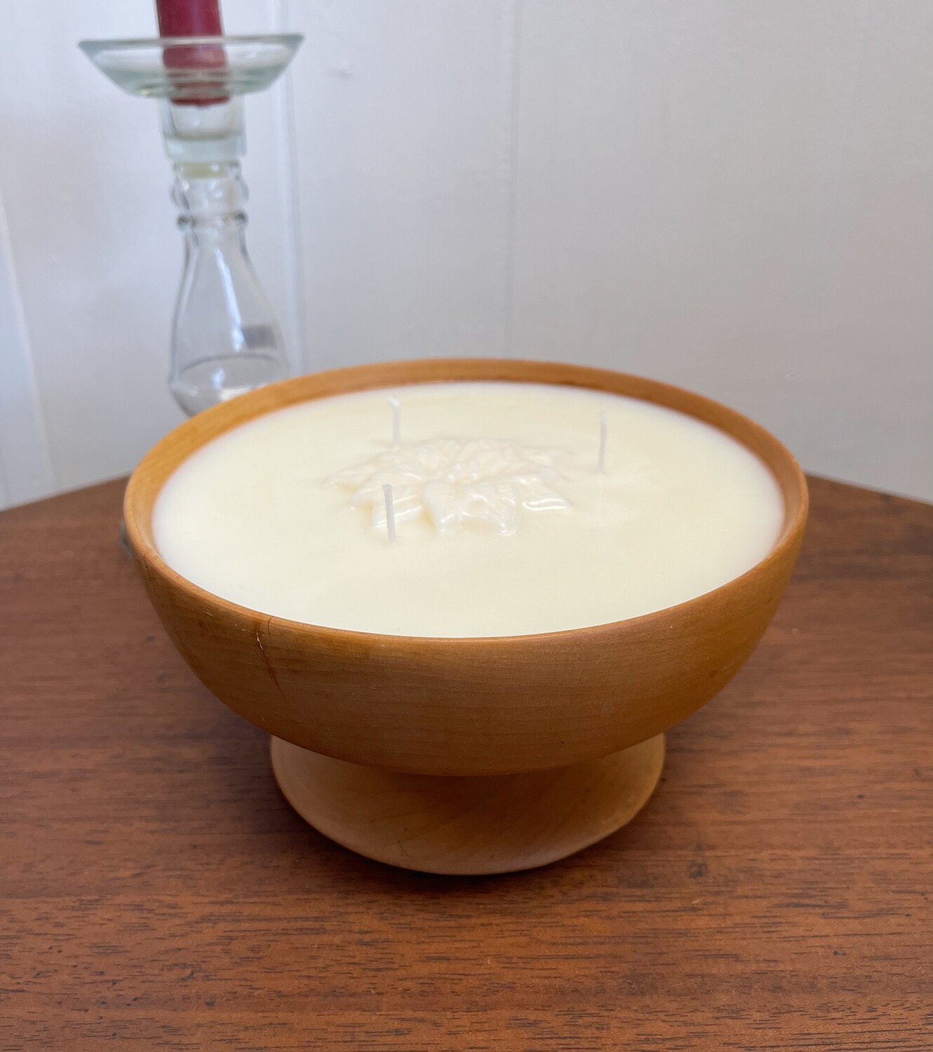 Woodland Snow Wood Bowl Soy Candle