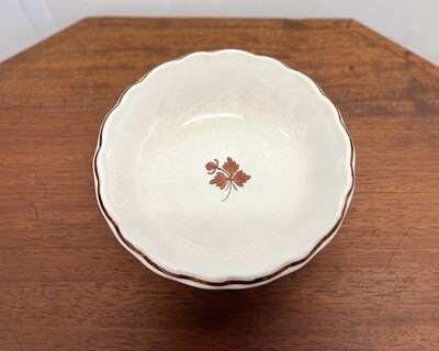 Antique Alfred Meakin Royal Ironstone China Copper Luster Tea Leaf Bowl